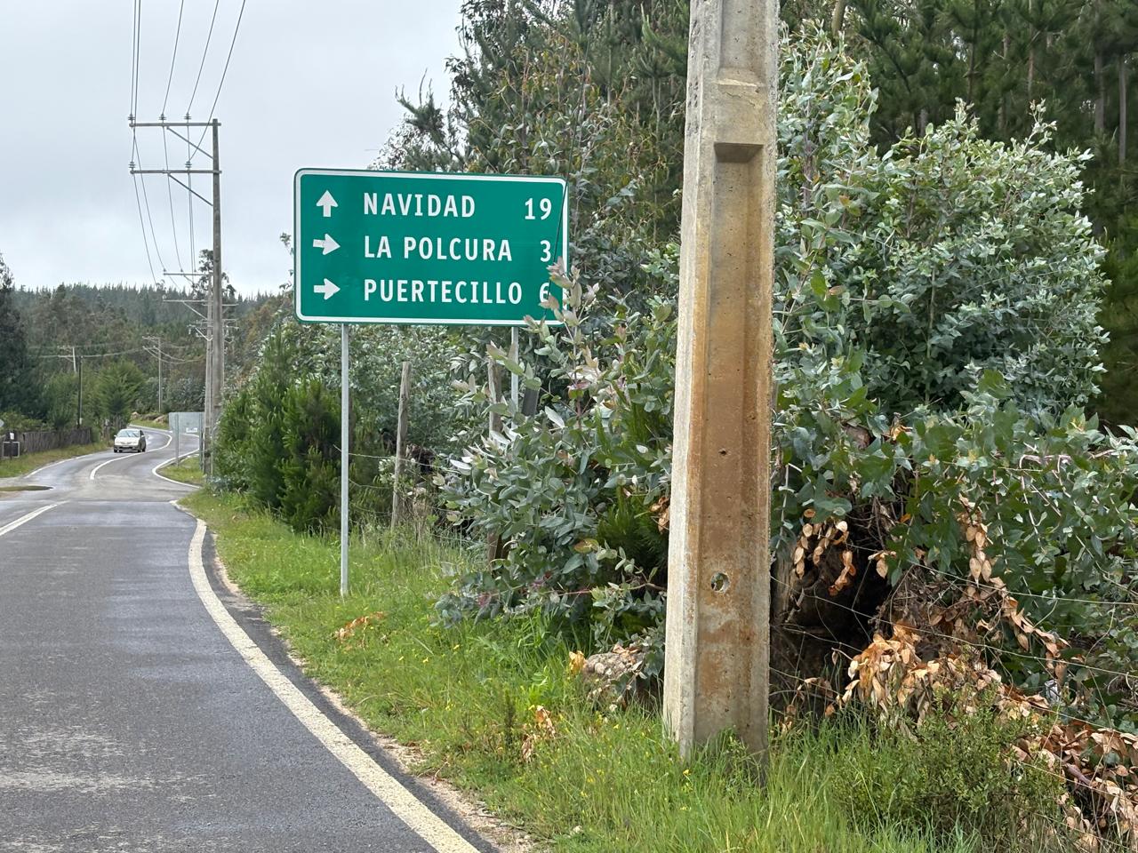 Ruta hacia Navidad, La Polcura y Puertecillo