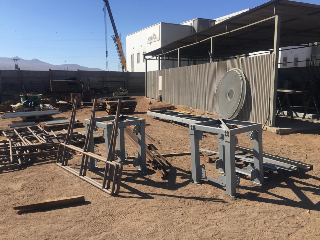 Bastidores y componentes estructurales fabricados en maestranza