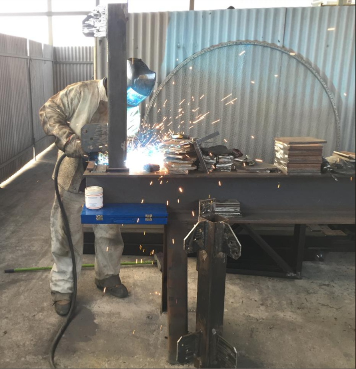 Proceso de soldadura y fabricación metalmecánica en maestranza RECFILT